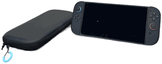携帯ゲーム機とキャリングケース